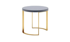 Lunato Side Table - Grey Lacquer