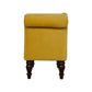 Stylish Chaise In Mustard Velvet