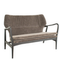 Bailey 2 Seater Chair in Mouse Chenille Fabric