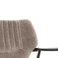 Bailey 2 Seater Chair in Mouse Chenille Fabric