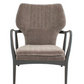 Bailey Chair in Mouse Chenille Fabric