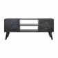 Ash Black 4 Drawer Media Unit