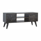 Ash Black 4 Drawer Media Unit