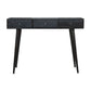 3 Drawers Console Table in Ash Black