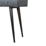 3 Drawers Console Table in Ash Black