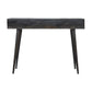 3 Drawers Console Table in Ash Black