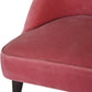 Petite Pink Velvet Deep Button Chair