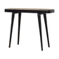 Rattan Console Table in Ash Black