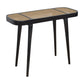 Rattan Console Table in Ash Black