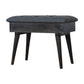 Tweed Storage Bench in Black