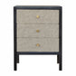 Faux Leather Bedside Table