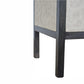 Faux Leather Bedside Table