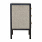 Faux Leather Bedside Table