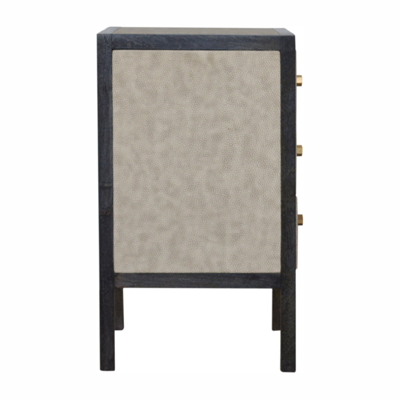 Faux Leather Bedside Table