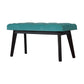 Nordic Style Aqua Velvet Hallway Bench