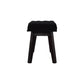Nordic Style Black Velvet Hallway Bench