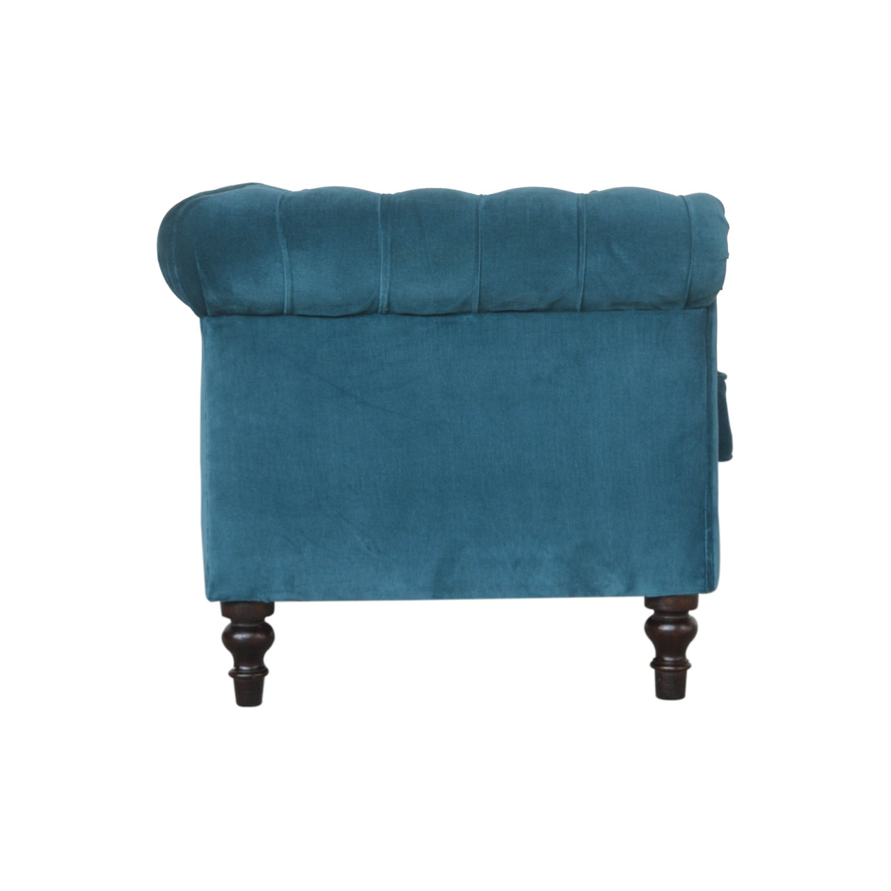 Chesterfield Dark Teal Loveseat