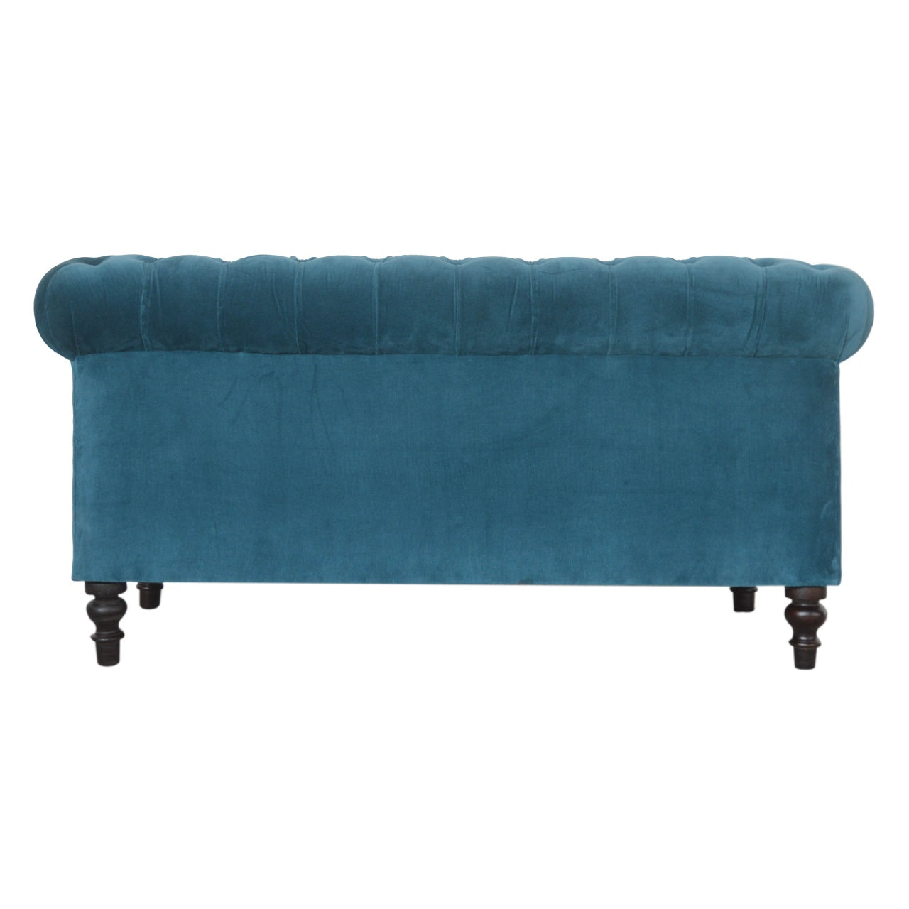 Chesterfield Dark Teal Loveseat