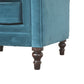 Chesterfield Teal Velvet Armchair