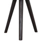 Round Tripod Footstool In Mustard Velvet