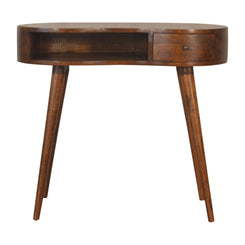 Wave Chestnut Writing Desk