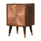 Manila Copper Bedside Table