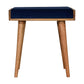 Tray Style Footstool in Royal Blue Velvet