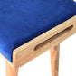 Tray Style Footstool in Royal Blue Velvet