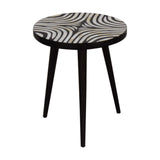 Inlay Patterned End Table