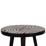 Inlay Patterned End Table