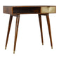 Writing Desk with Carved Gold Sunrise Detail