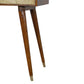 Writing Desk with Carved Gold Sunrise Detail