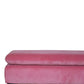Chester Pink Velvet Bench with Castor Legs