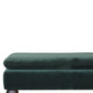 Chester Green Velvet Bench with Castor Legs
