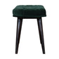 Nordic Emerald Velvet Deep Button Bench