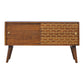 Gold Art Pattern Chestnut Cabinet