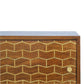 Gold Art Pattern Chestnut Cabinet