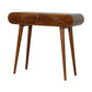 Curved Edge Chestnut Console Table