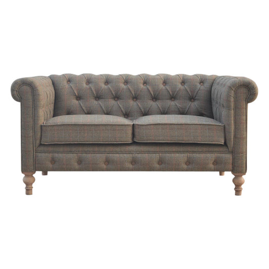 Chesterfield Multi Tweed Loveseat