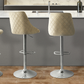 Oakley Champagne Velvet Bar Stool