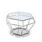 Hexagon Silver Coffee Table