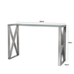 Zen Stainless Steel Console Table