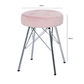Eve Light Pink Tufted Stool *(Also available in various colours)