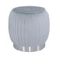Gage Grey Round Footstool