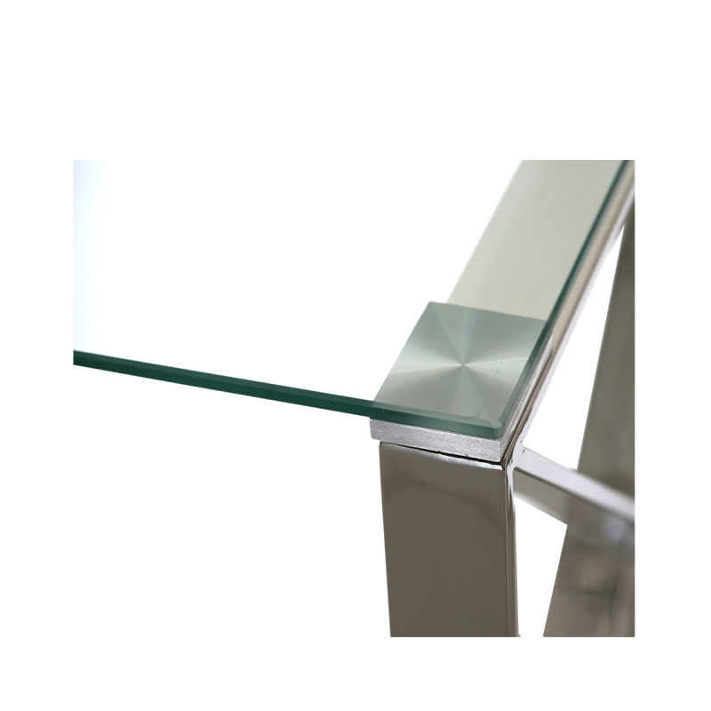 Zen Stainless Steel End Table