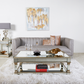 Zeus Champagne Mirrored Coffee Table