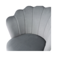 Grey Shell Back Dining Chair