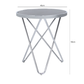 Black Glass End Table