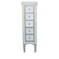 Vienna Dark Champagne 5 Drawers Tallboy