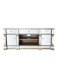 Glam Medium Champagne Mirrored Media Unit
